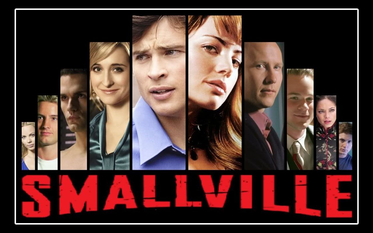 Smallville Cast Faces Wallpaper 1280x800